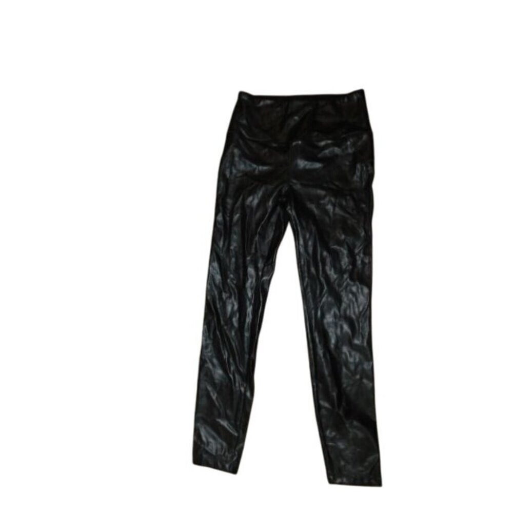 David Lerner Size S Small Reserve Faux Leather Black Pants